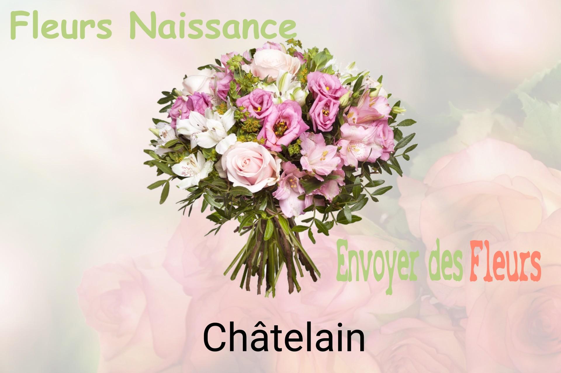 Bouquet de fleurs de naissance livré à Châtelain