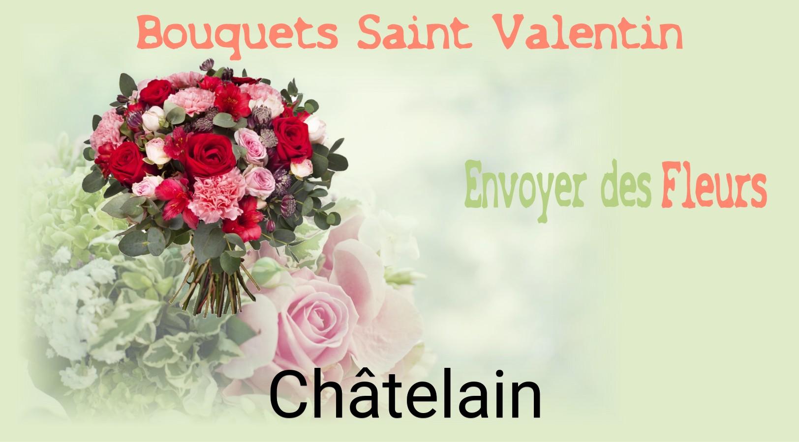 Roses de Saint-Valentin livrées à Châtelain